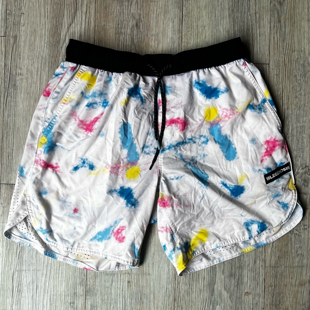 Legends Athletic Shorts with Elastic Waistband